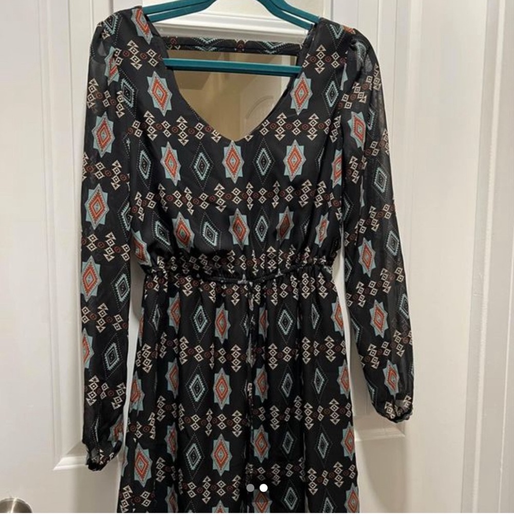 Tribal pattern dress